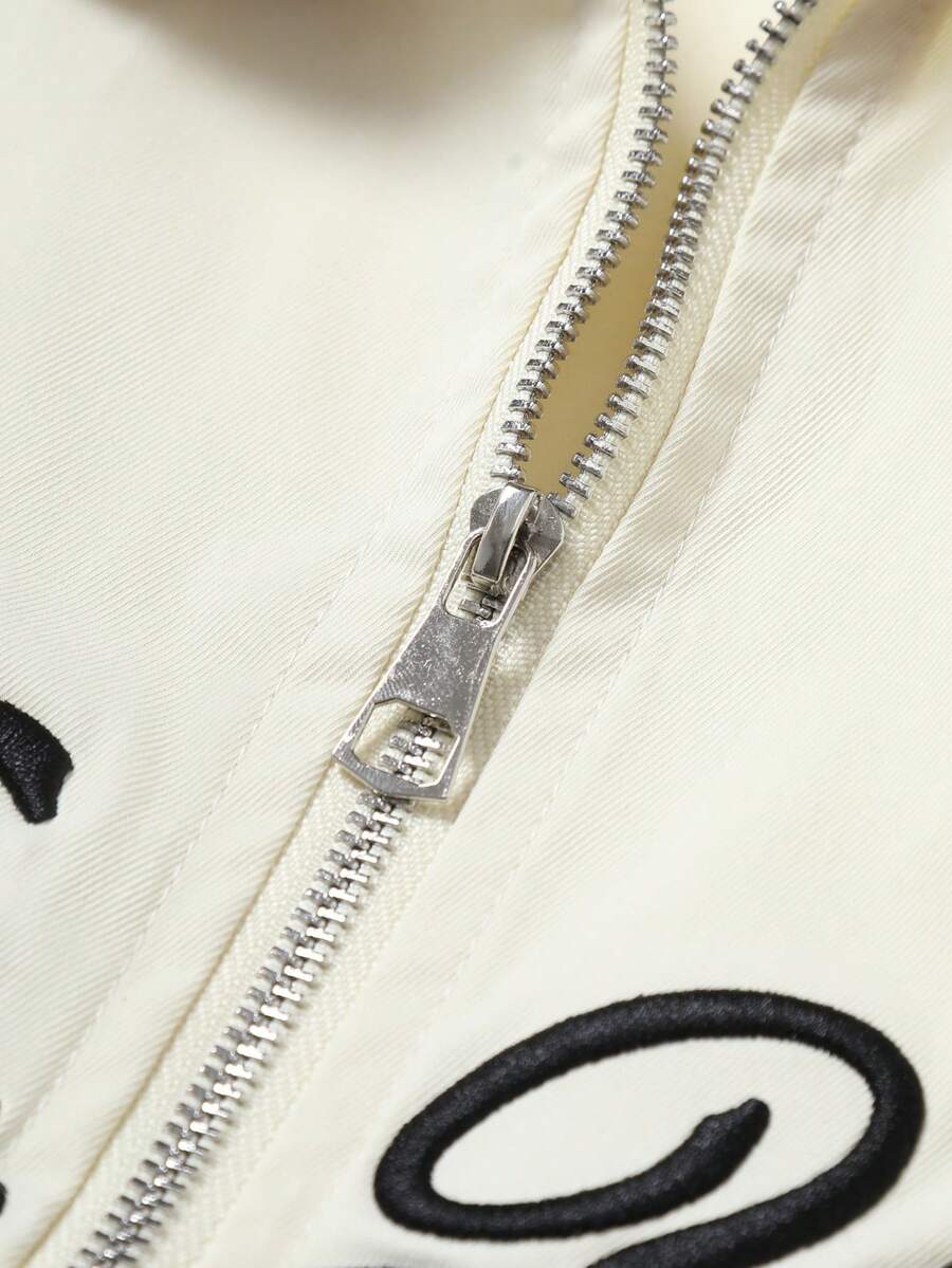 STYNVO Camisa Casual Masculina Listrada com Bordado de Letra, Verão