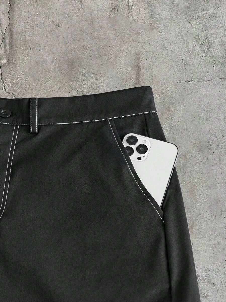 CONJUNTO STREETWEAR OVERSIZED MASCULINO CARAMELO STYNVO CARGO CLUB