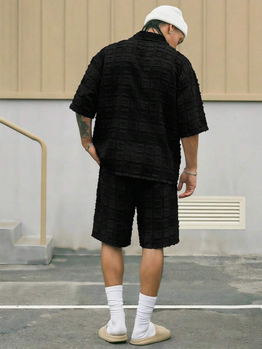 Conjunto Oversized Casual Masculino Texturizado Verde STYNVO Summer Mirage