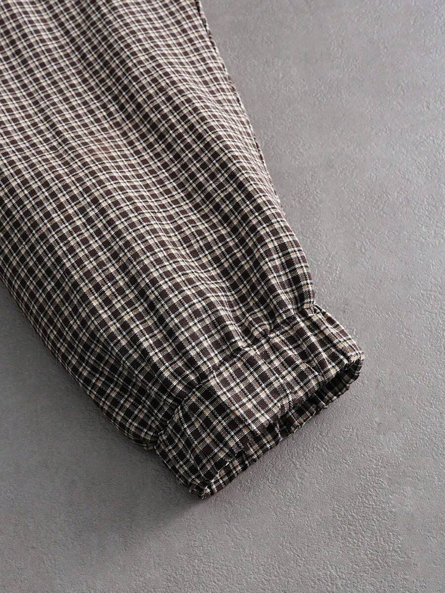 STYNVO Jaqueta de Manga Longa Minimalista Estampada Masculina