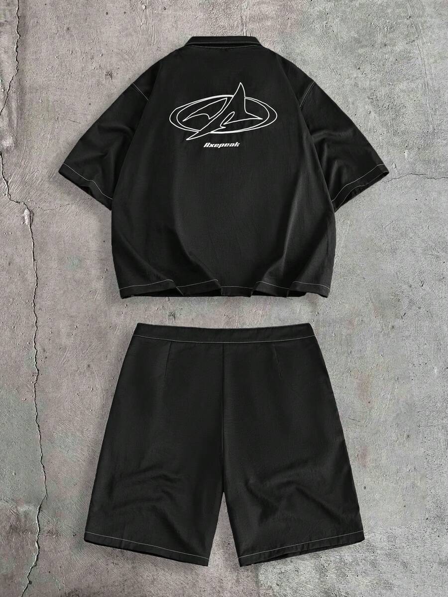 CONJUNTO STREETWEAR OVERSIZED MASCULINO CARAMELO STYNVO CARGO CLUB