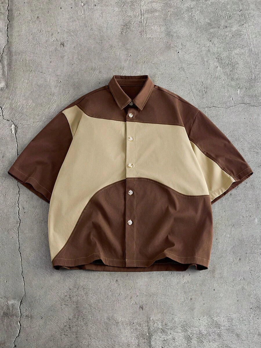 CONJUNTO STREETWEAR OVERSIZED MASCULINO CARAMELO STYNVO CARGO CLUB