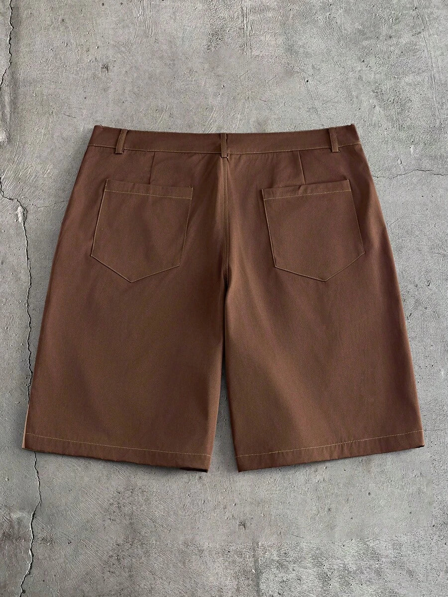 CONJUNTO STREETWEAR OVERSIZED MASCULINO CARAMELO STYNVO CARGO CLUB
