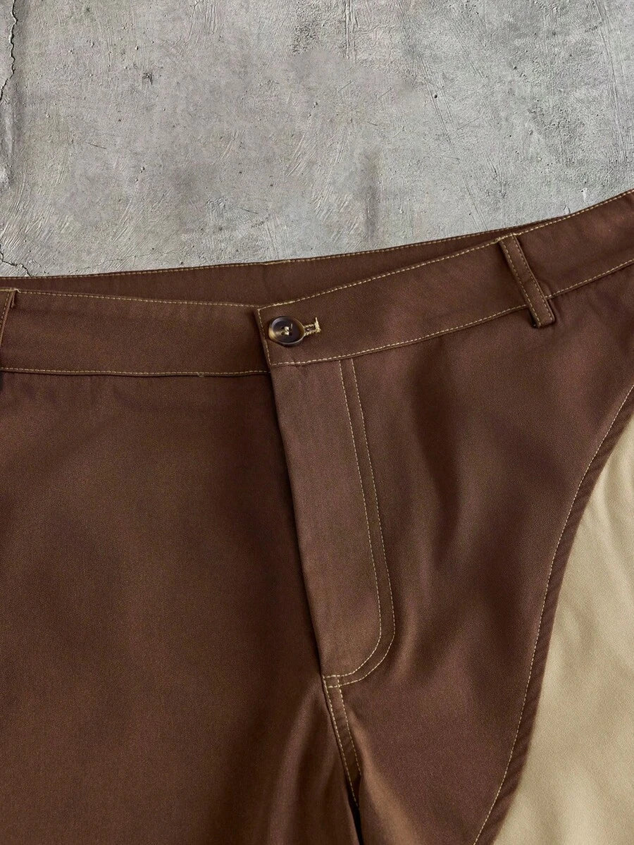 CONJUNTO STREETWEAR OVERSIZED MASCULINO CARAMELO STYNVO CARGO CLUB