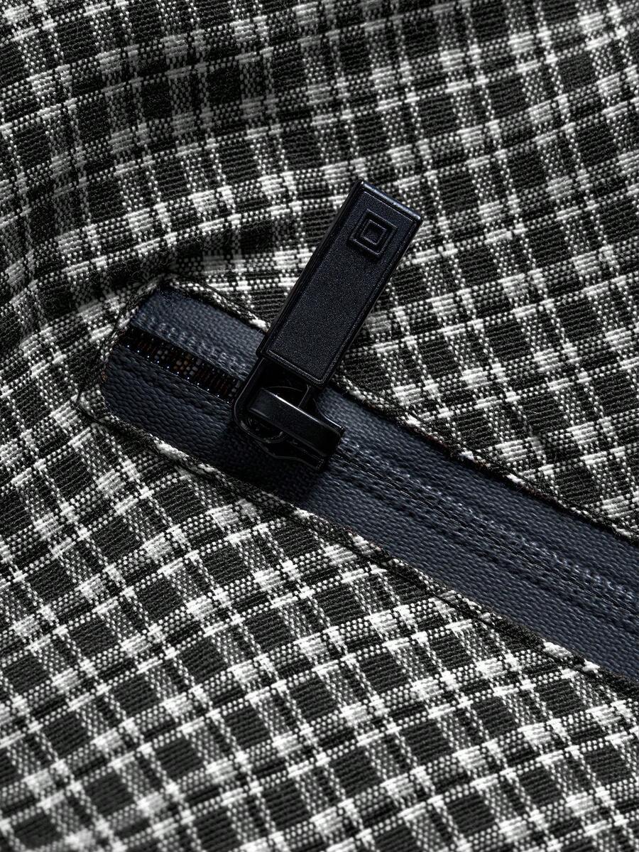 STYNVO Jaqueta casual masculina com capuz e zíper, de manga longa, em cores contrastantes e corte folgado