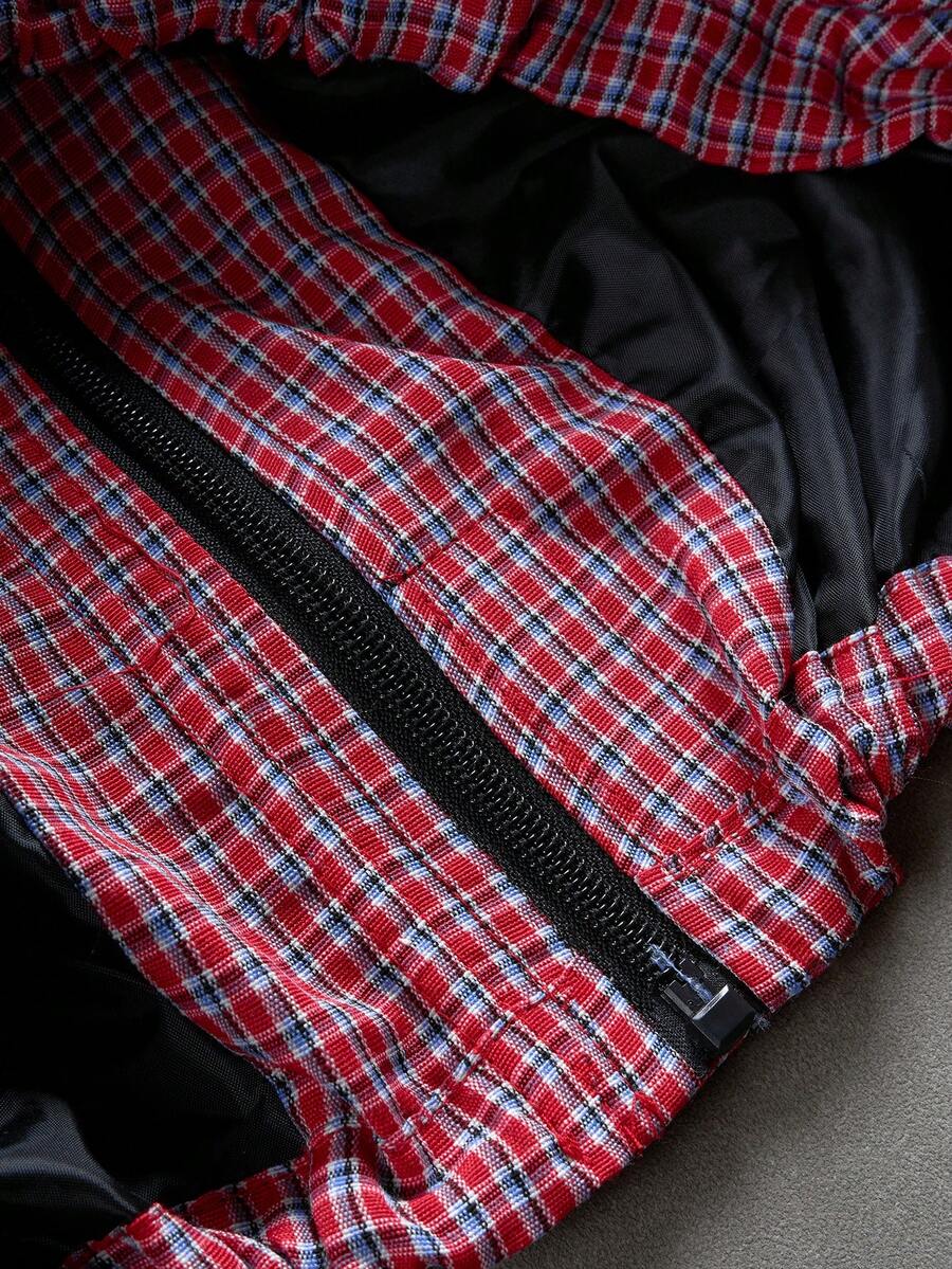 STYNVO Jaqueta casual masculina com capuz e zíper, de manga longa, em cores contrastantes e corte folgado