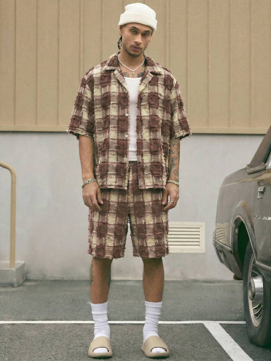 Conjunto Oversized Casual Masculino Texturizado Verde STYNVO Summer Mirage