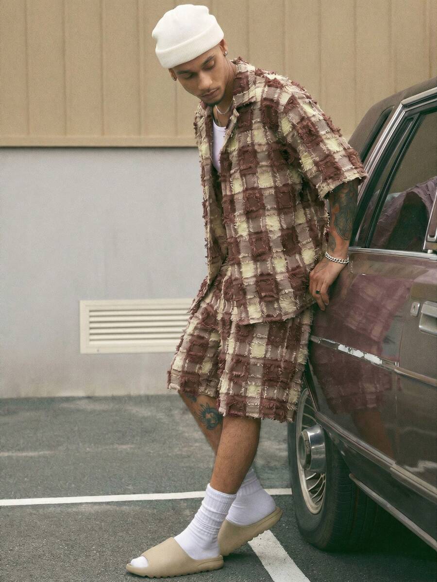 Conjunto Oversized Casual Masculino Texturizado Verde STYNVO Summer Mirage