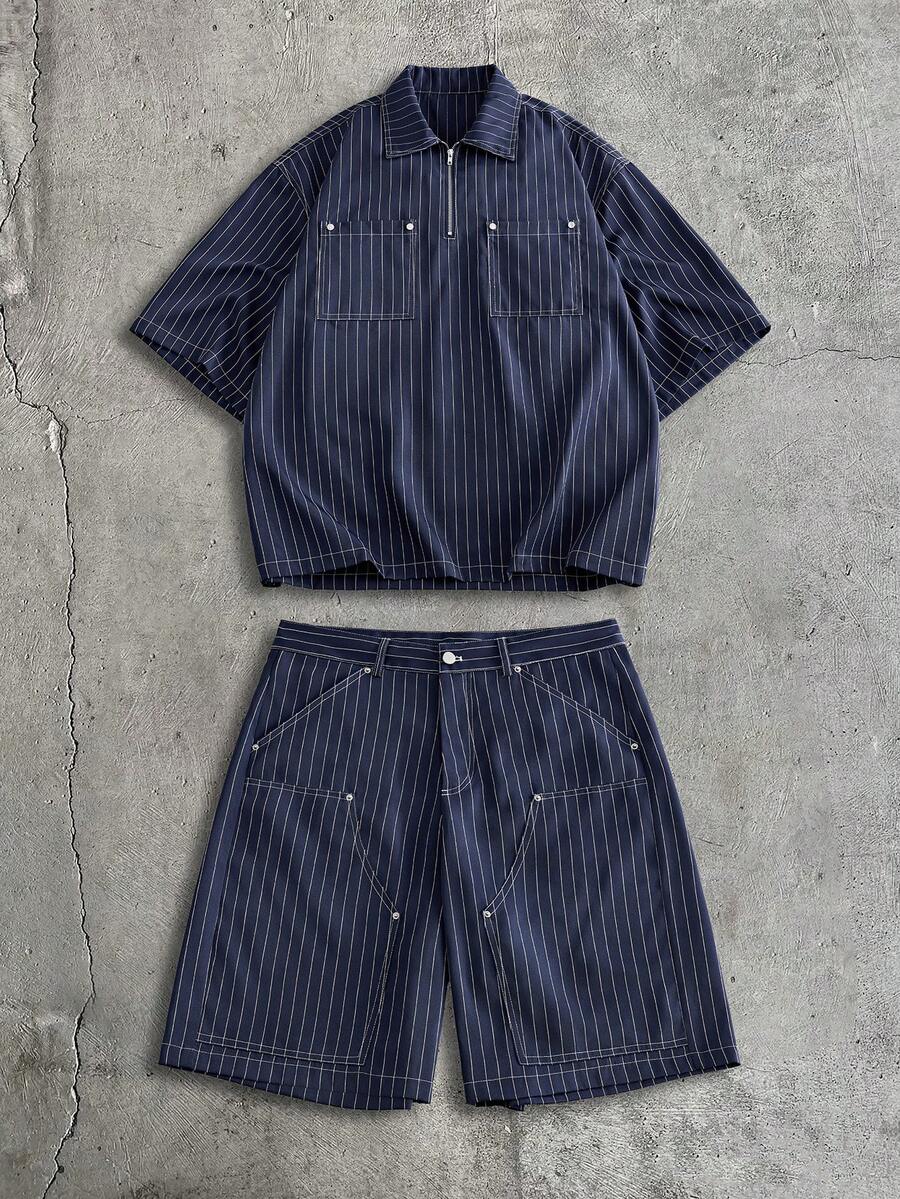 CONJUNTO STREETWEAR OVERSIZED MASCULINO CARAMELO STYNVO CARGO CLUB
