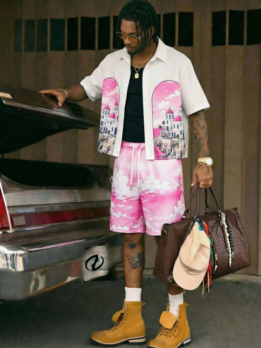 Conjunto Oversized Masculino Estampado STYNVO Urban Nomad