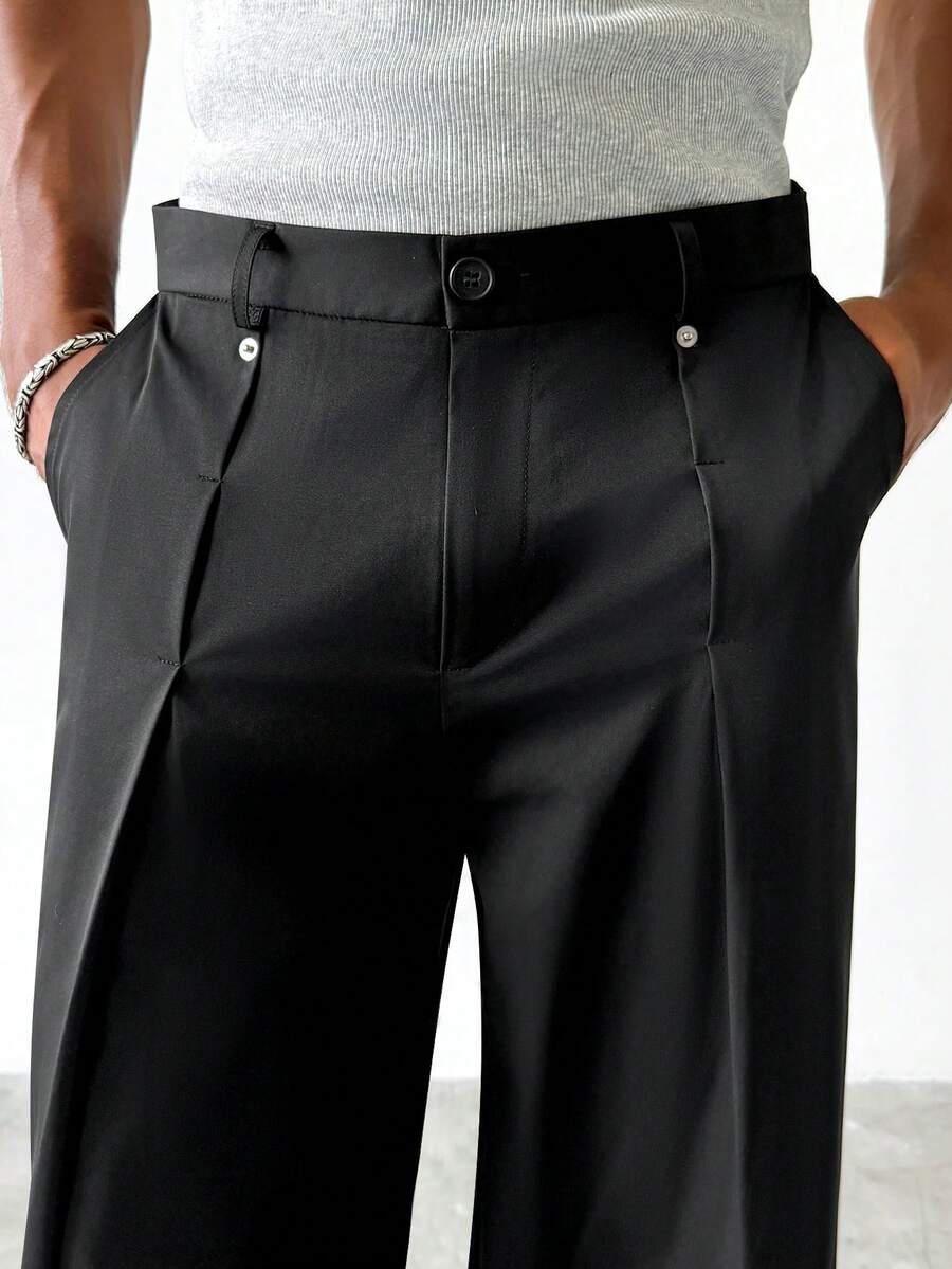 Calça Casual Masculina de Perna Reta STYNVO Urban