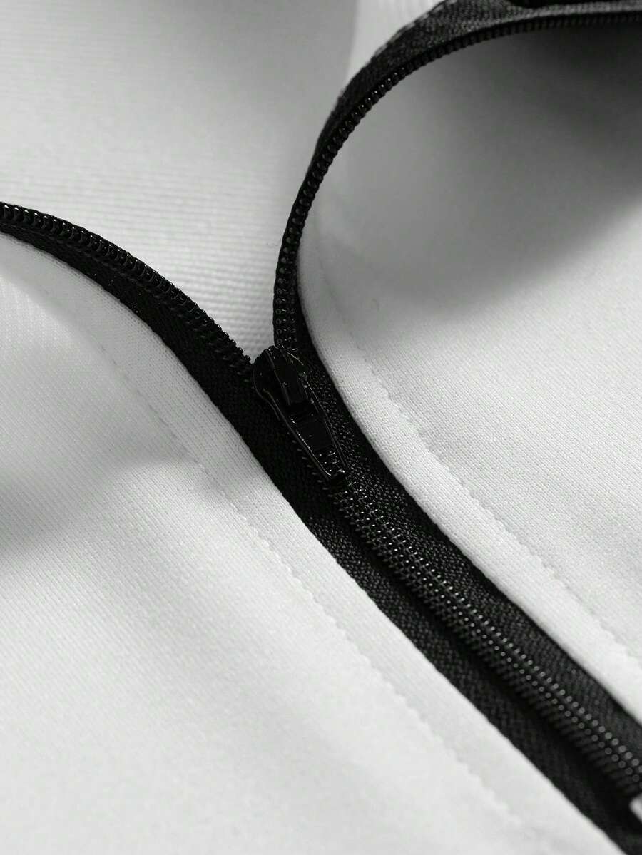 STYNVO Camisa Polo de Manga Curta Casual e Versátil com Estampa de Letra em Tela para Homens