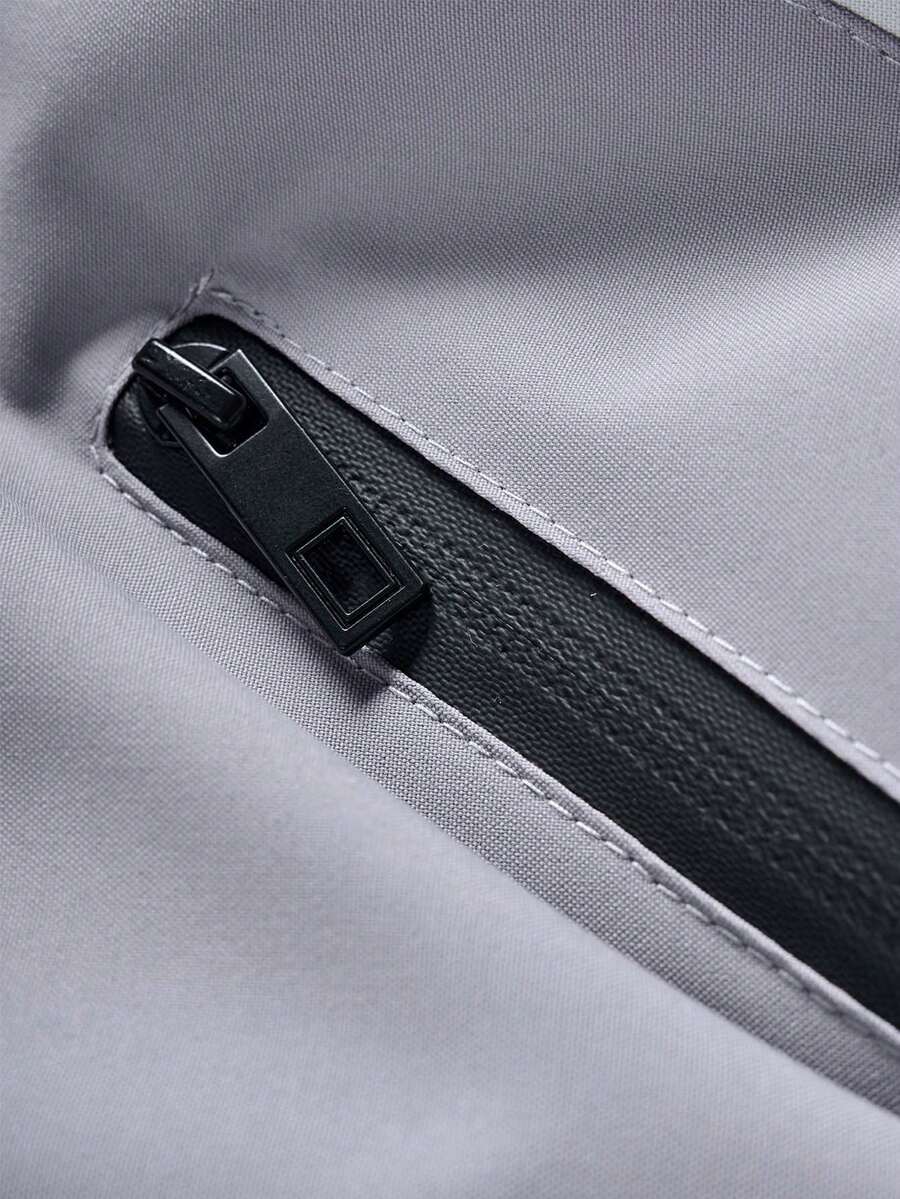 STYNVO Jaqueta casual masculina com capuz e zíper, de manga longa, em cores contrastantes e corte folgado