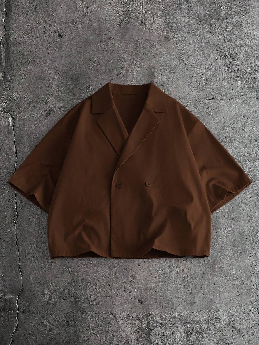 Camisa Oversized Masculina Sólida STYNVO Urban Mirage