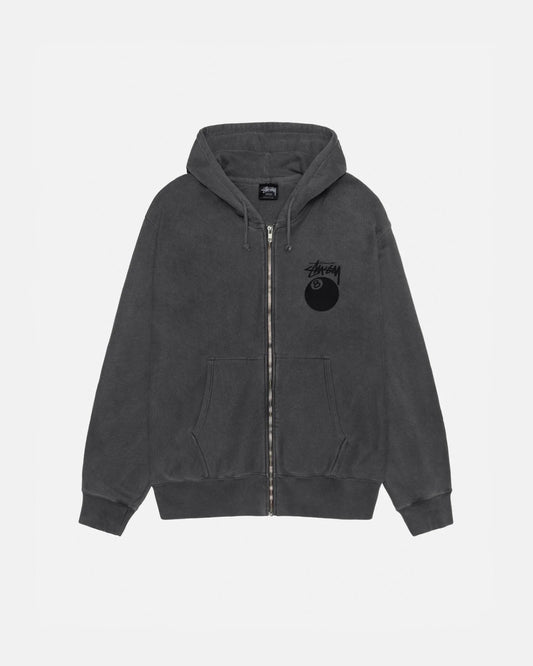 HOODIE 8 BALL PIGMENTO ZIP