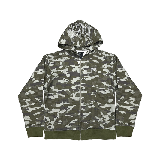 HOODIE CAMO ZIP 4SUF