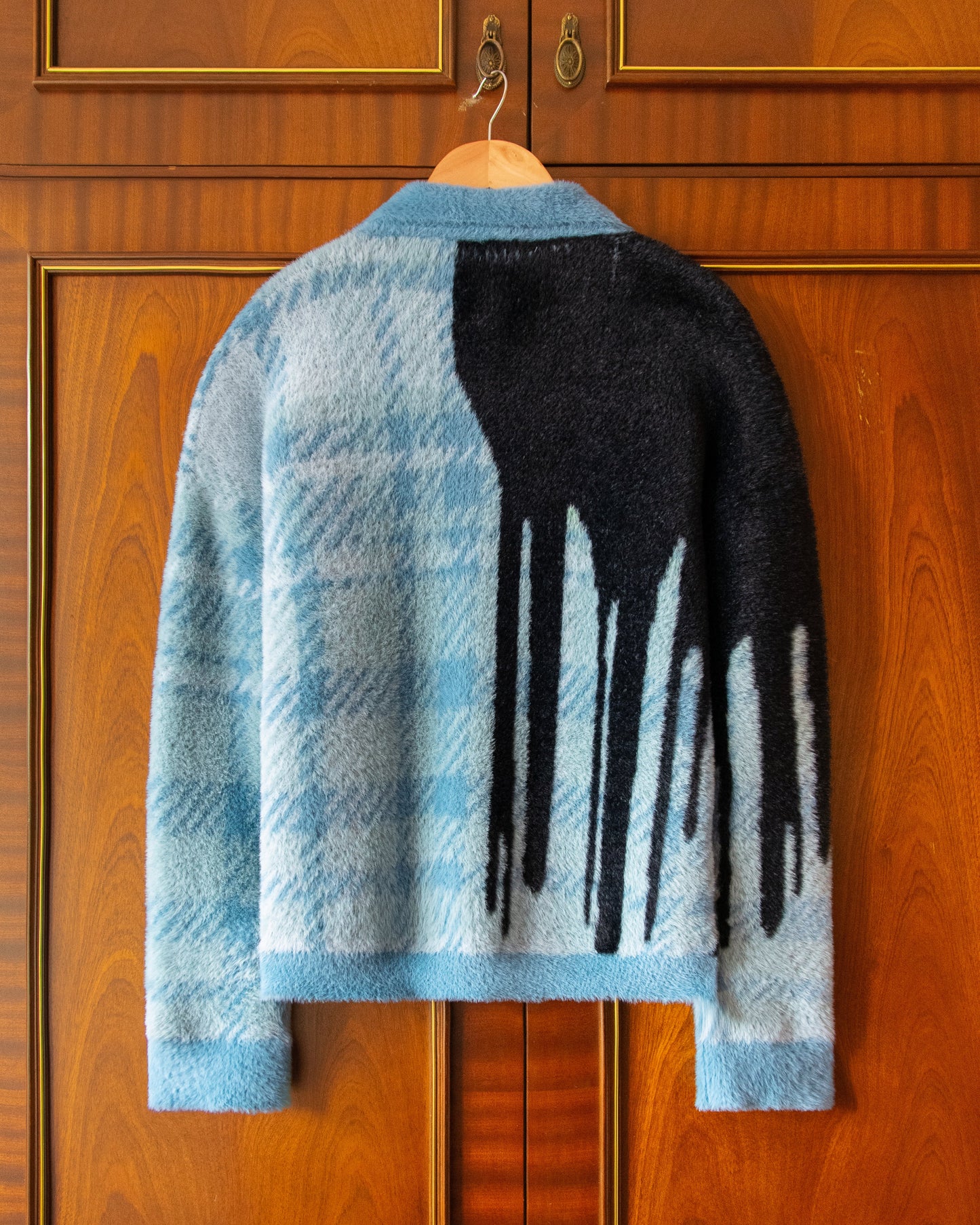 CARDIGAN SHAGGY KNIT