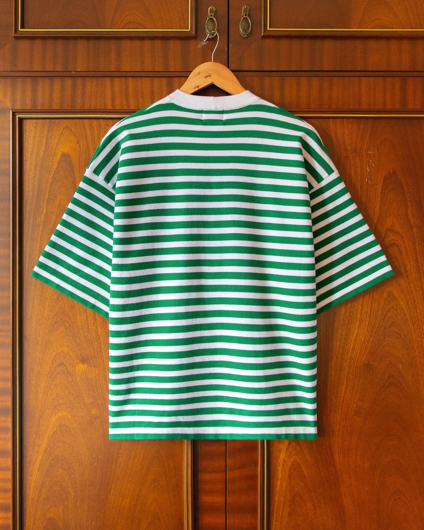 T-SHIRT PEEPING KNIT VERDE