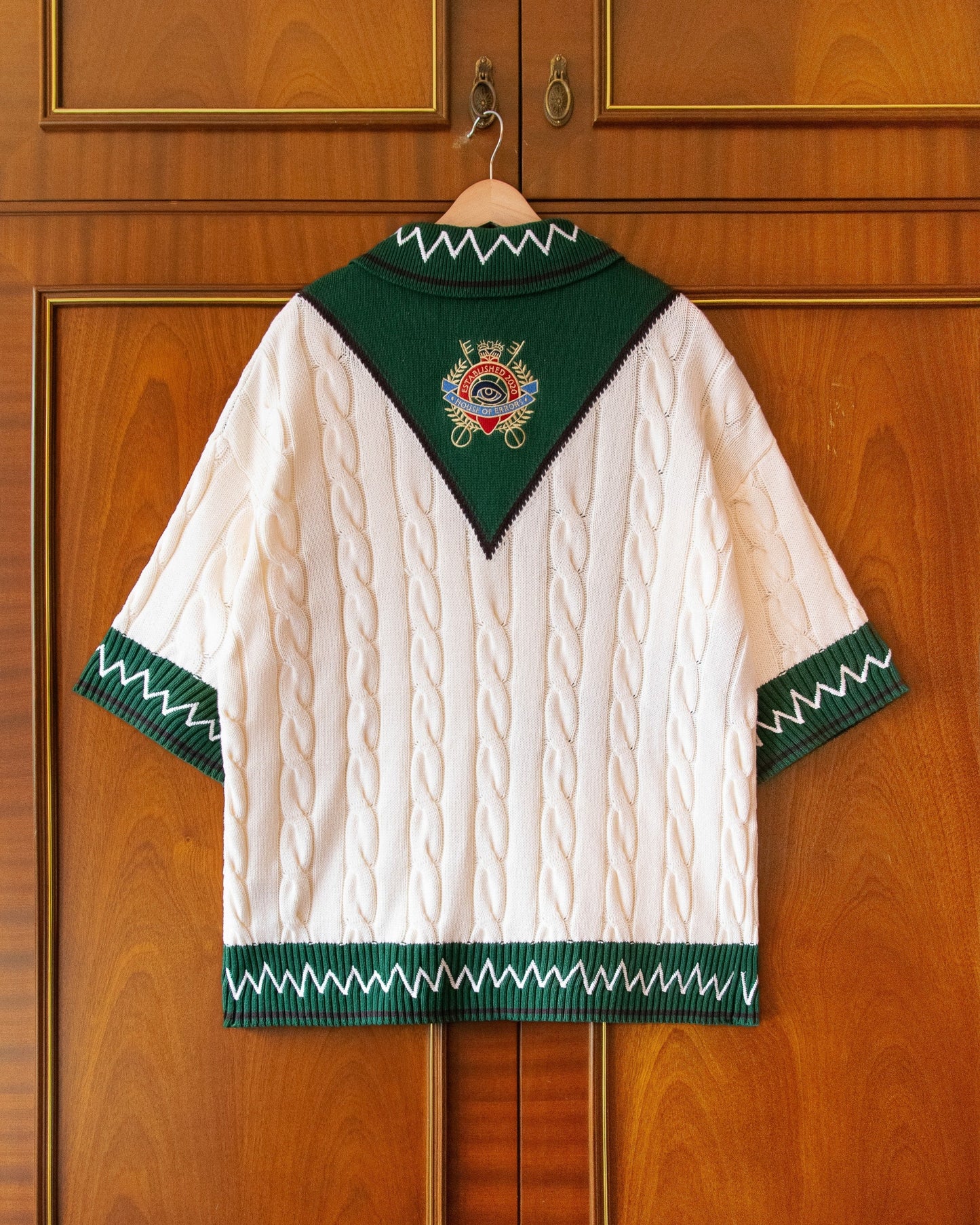 POLO CABLE KNIT DARK