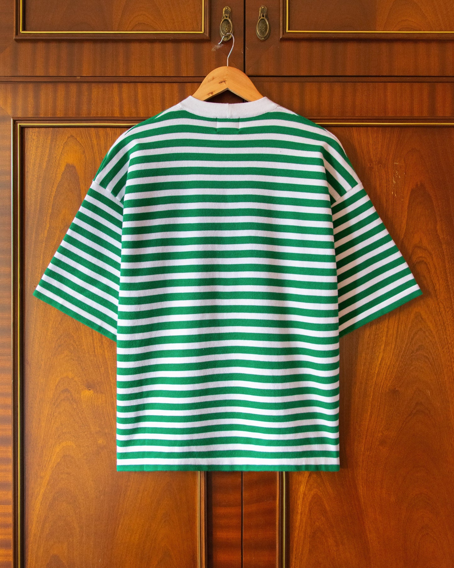 T-SHIRT PEEPING KNIT DARK GREEN