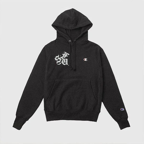 HOODIE STARS 3M REVERSE BLACK
