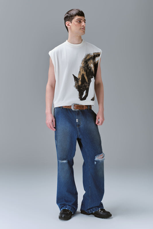 CALÇA FLARED EGHO DENIM