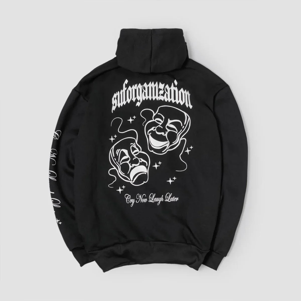 HOODIE CRY NOW BLACK