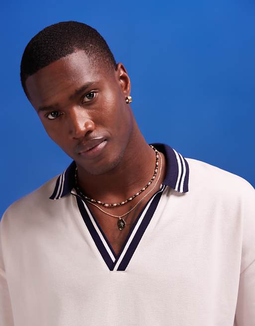 Camiseta Polo Oversized White Olding