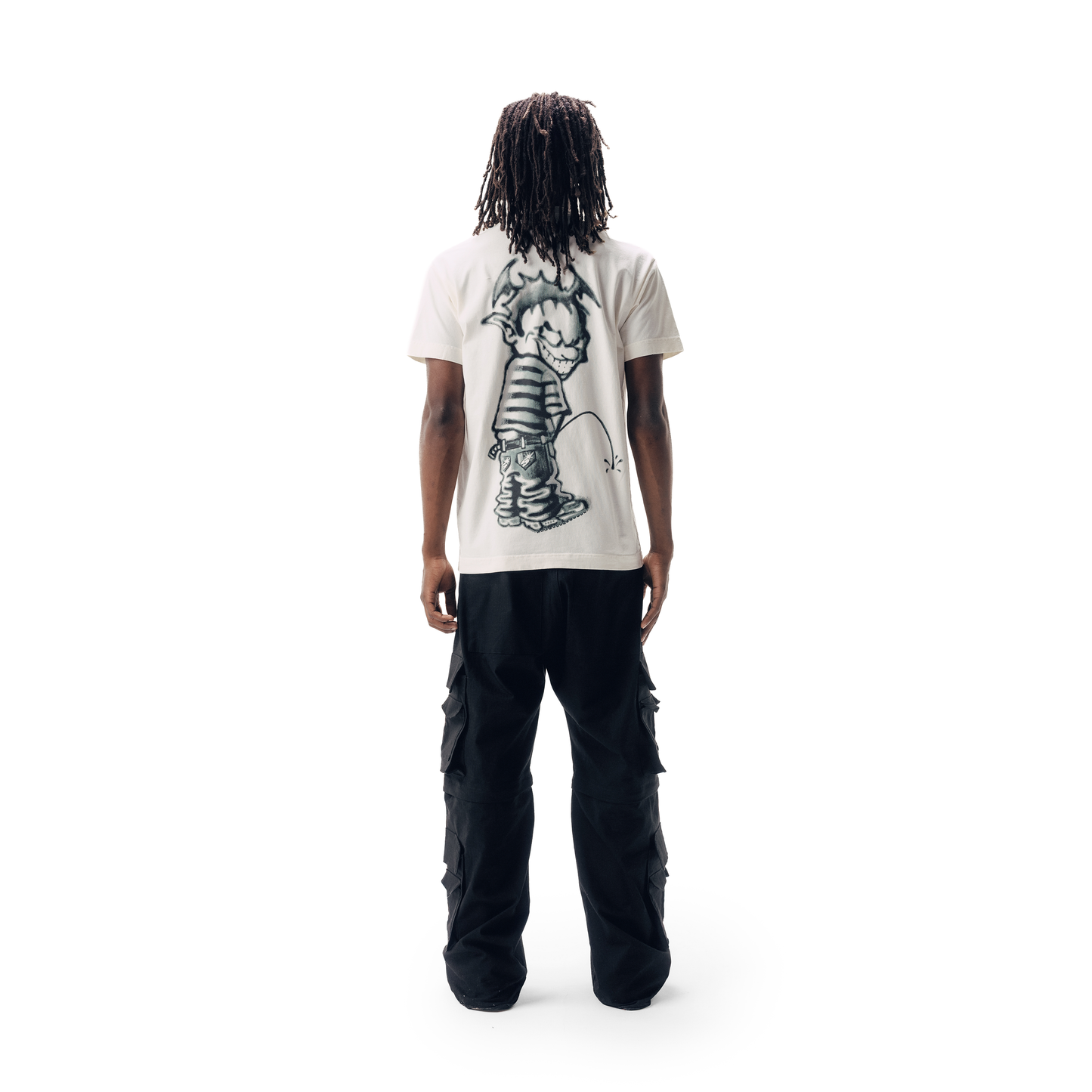 T-SHIRT SUFKALVIN AIRBRUSH OFF WHITE