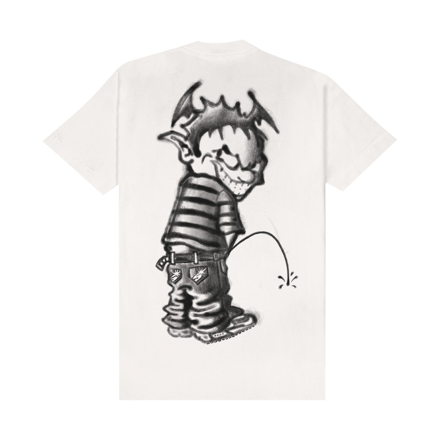 T-SHIRT SUFKALVIN AIRBRUSH OFF WHITE