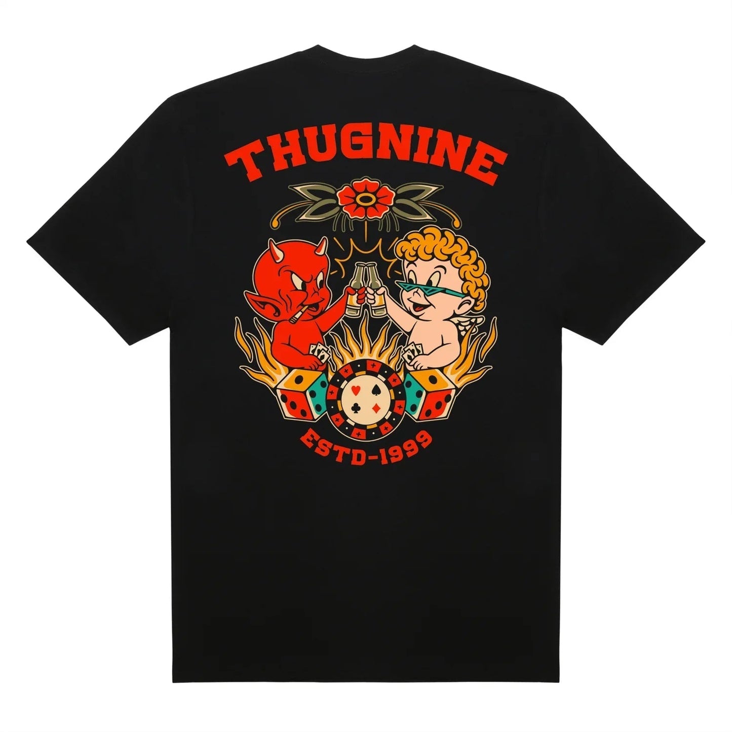 T-SHIRT YIN YANG DARK