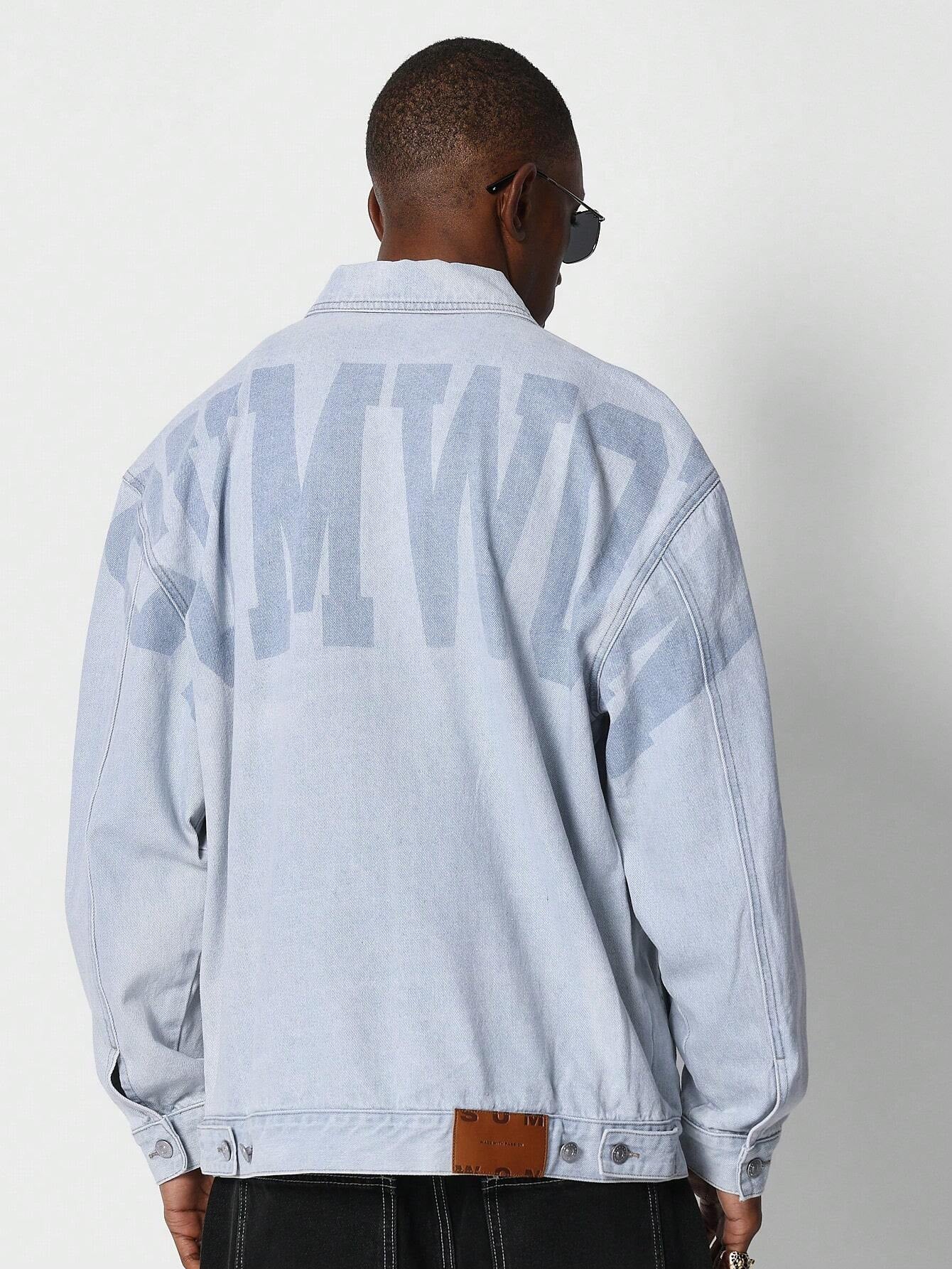 Jaqueta SUMWON Denim Estampa Vintage