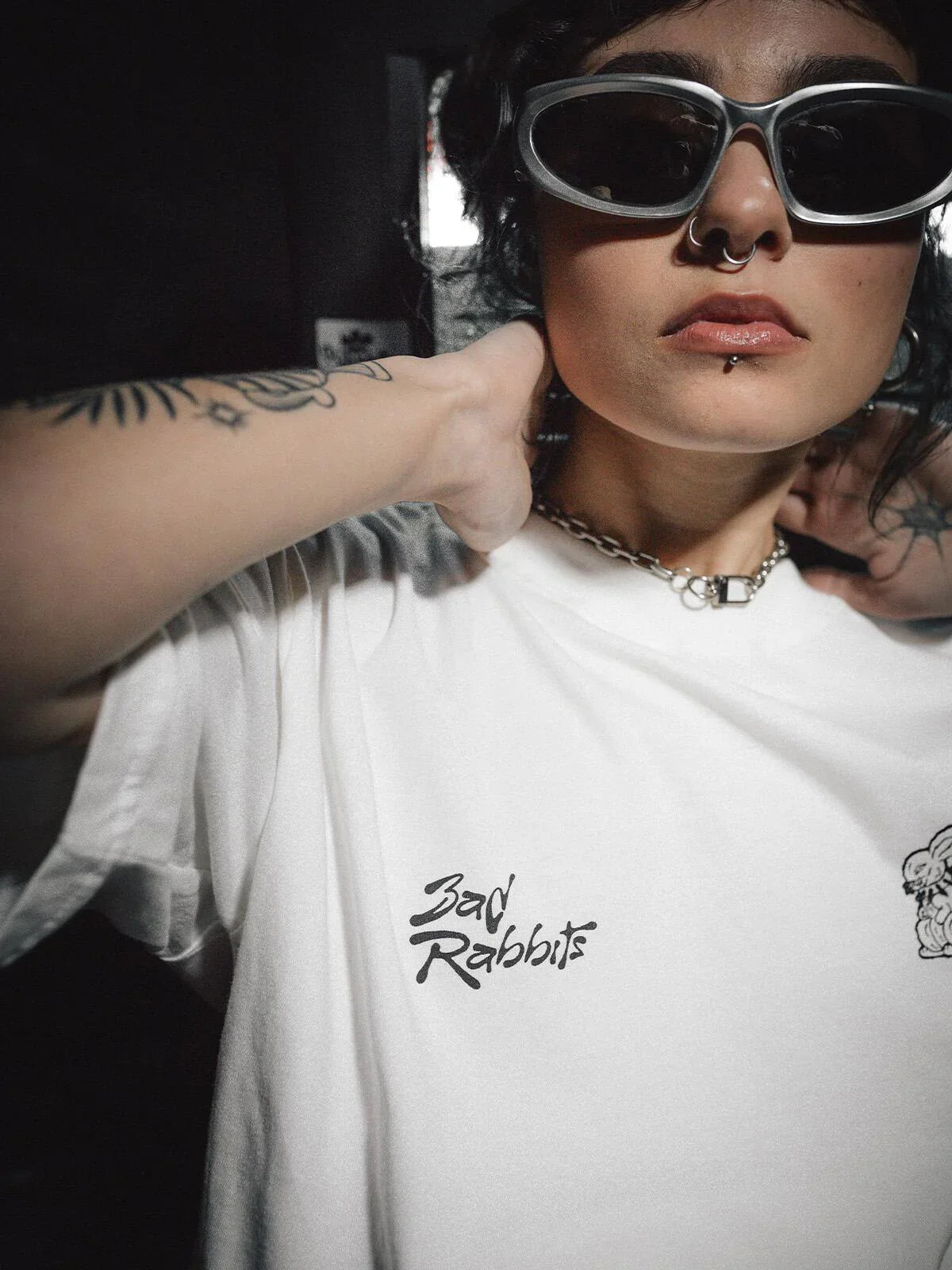 T-SHIRT BAD RABBITS OFF WHITE