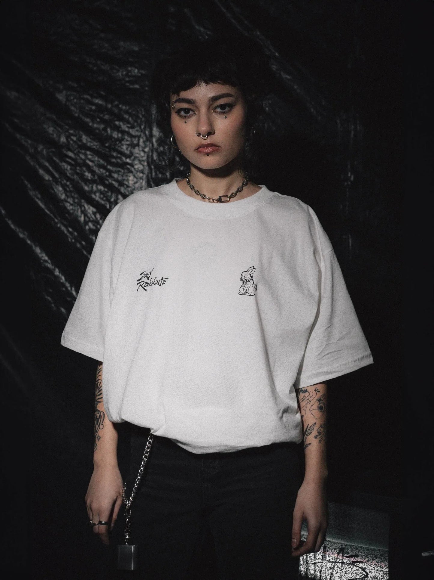 T-SHIRT BAD RABBITS OFF WHITE