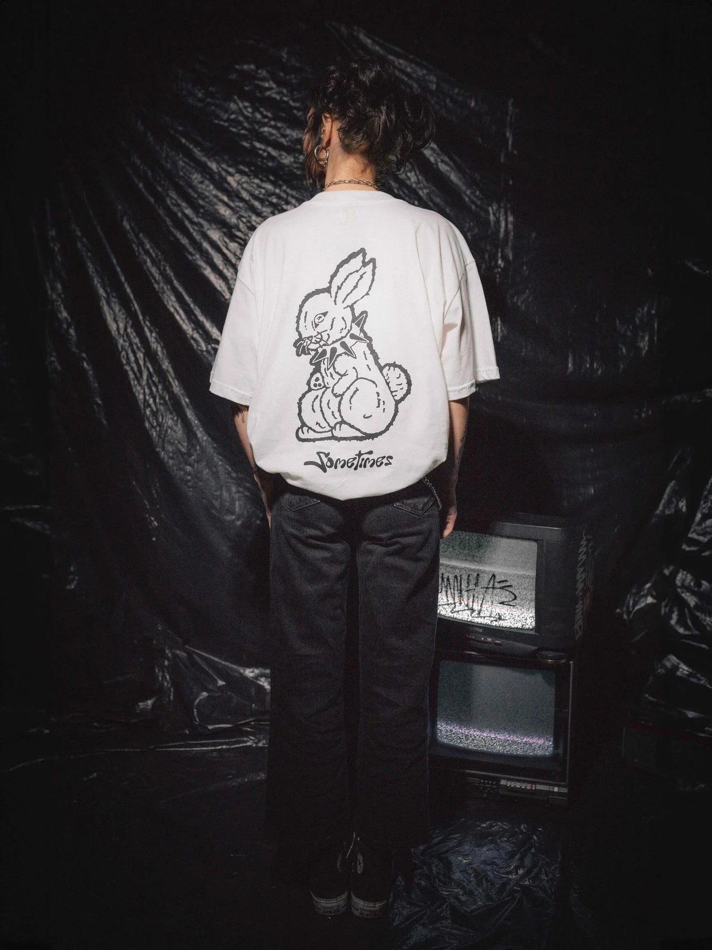 T-SHIRT BAD RABBITS OFF WHITE