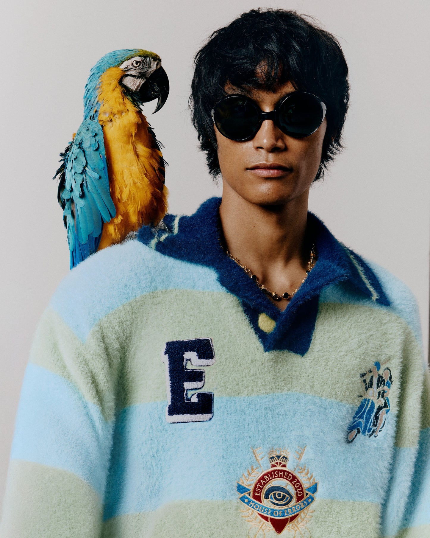 SUÉTER SHAGGY LISTRADO