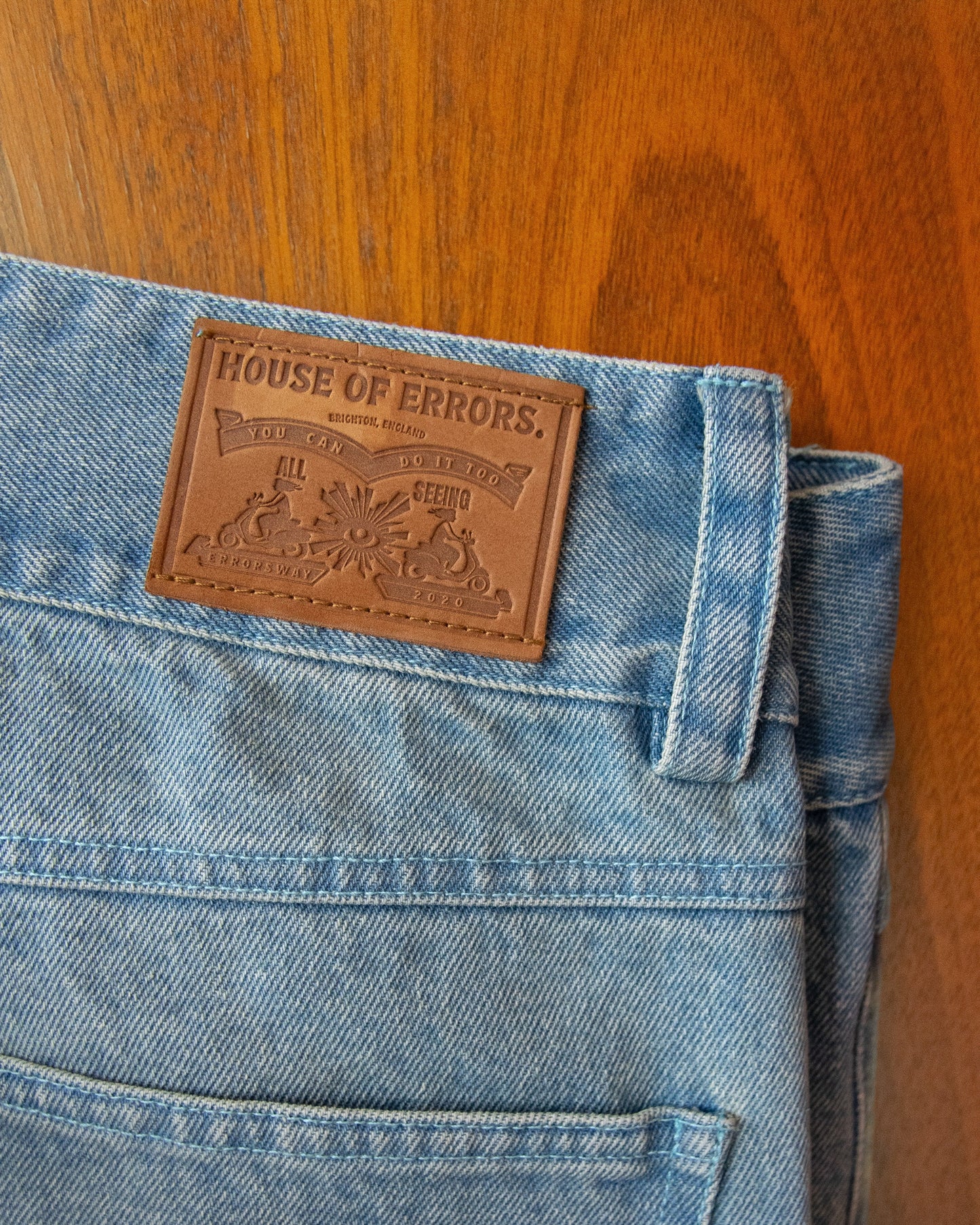 ERRORS EXPRESS EMBROIDERED JEANS