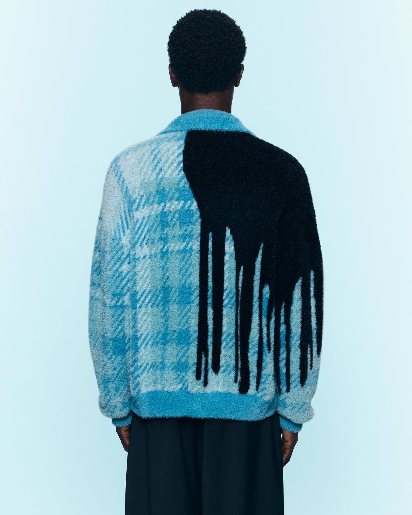 CARDIGAN SHAGGY KNIT