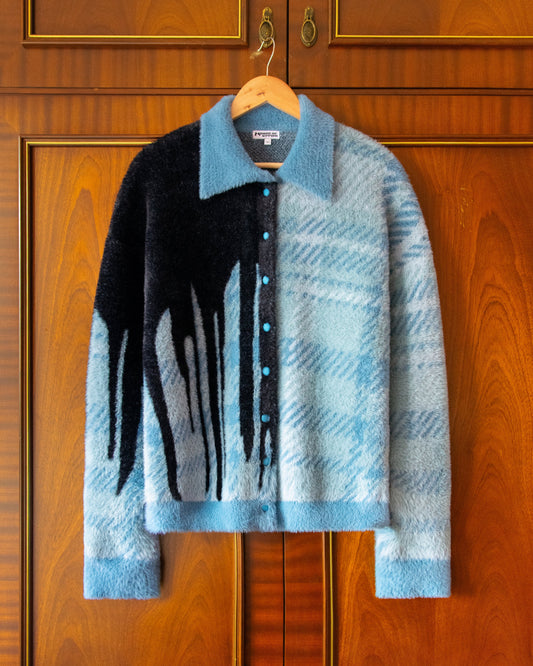 CARDIGAN SHAGGY KNIT