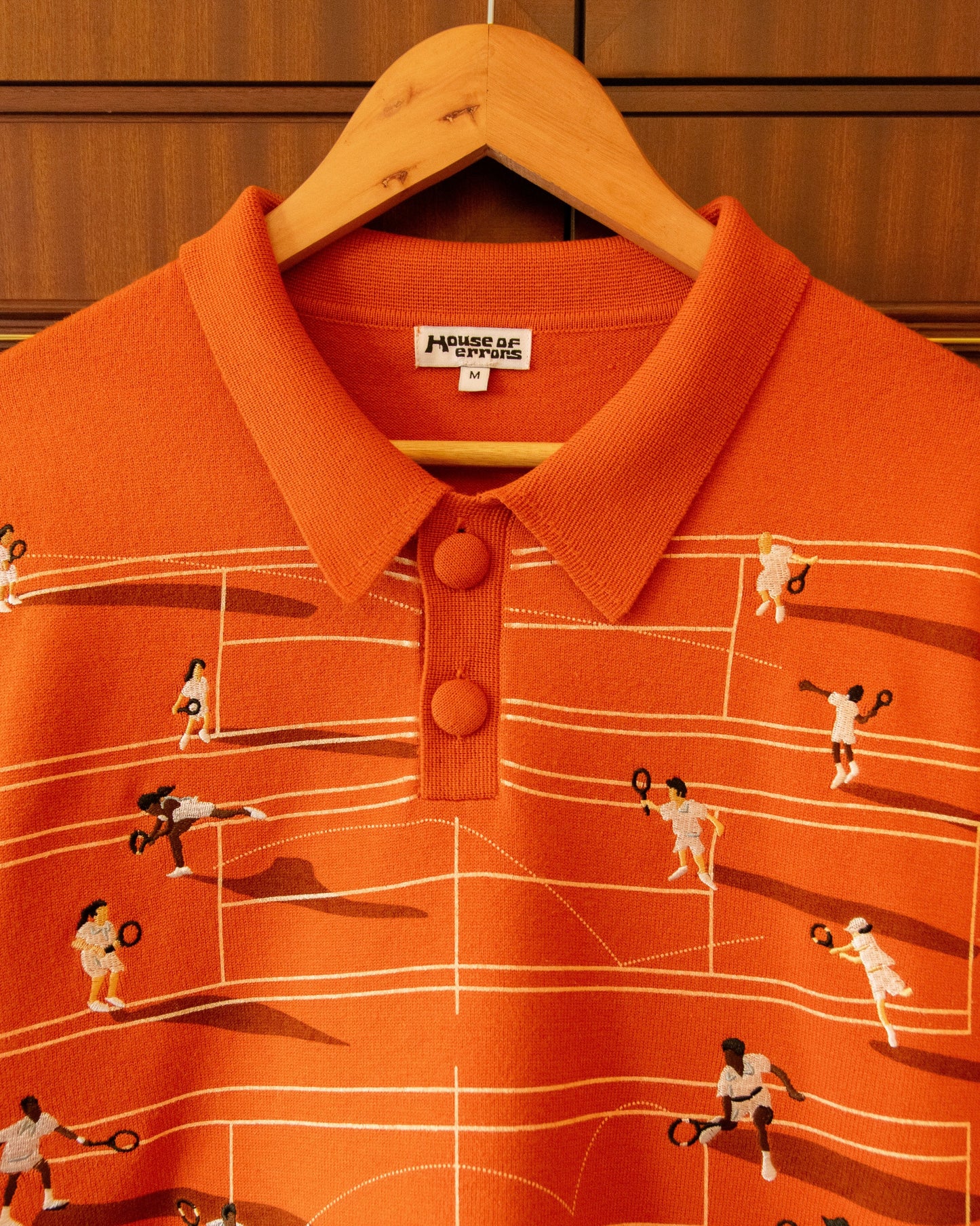 SUÉTER TENNIS FINE KNIT - CLAY