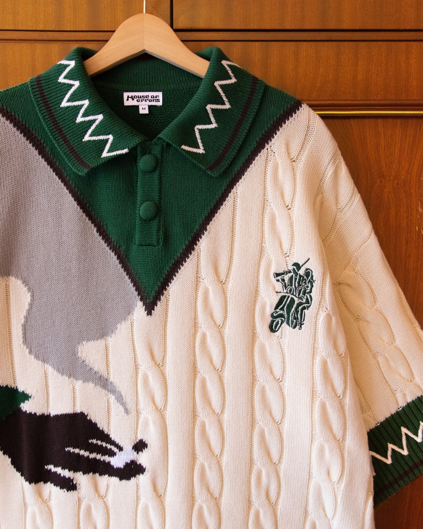 POLO CABLE KNIT DARK
