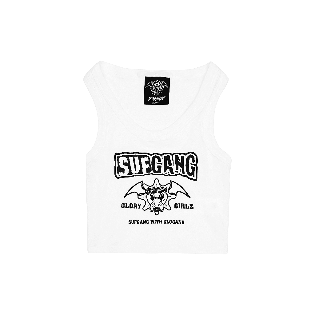 TANK CROP SUFGLO OFF WHITE