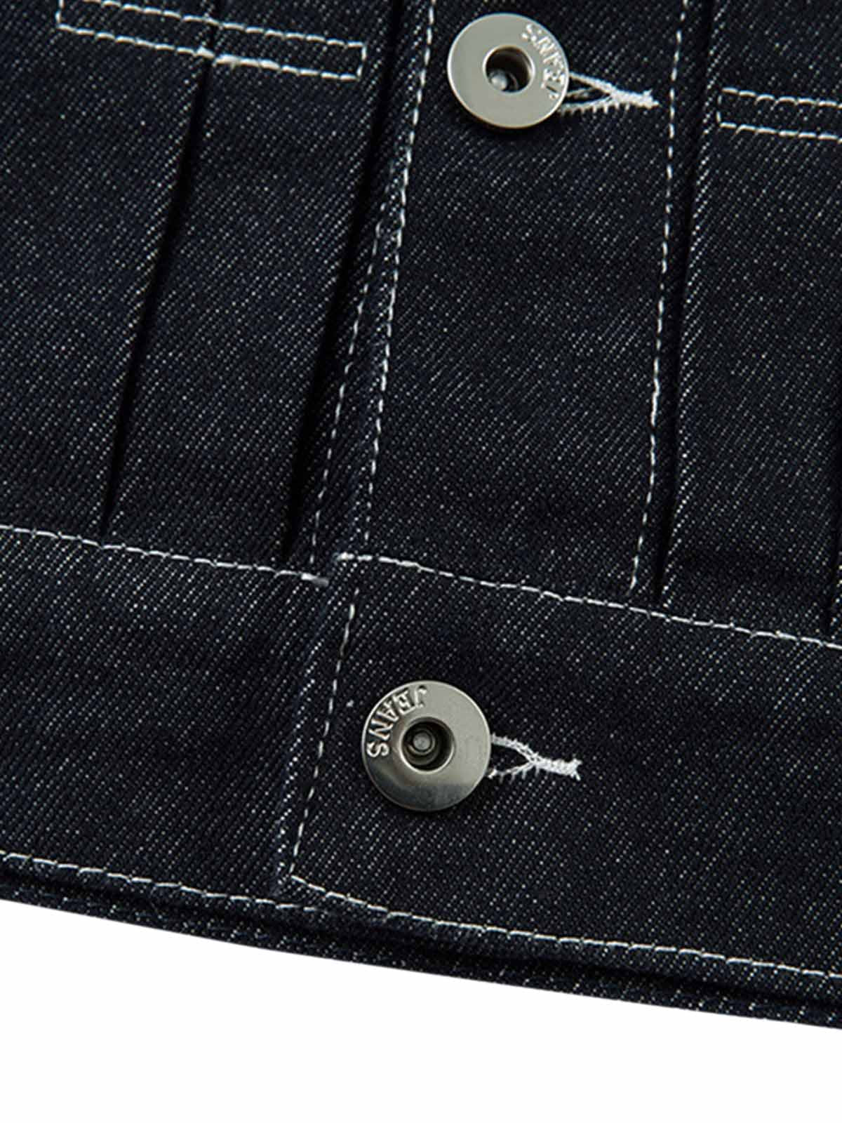 Jaqueta Retro Color Denim Jacket