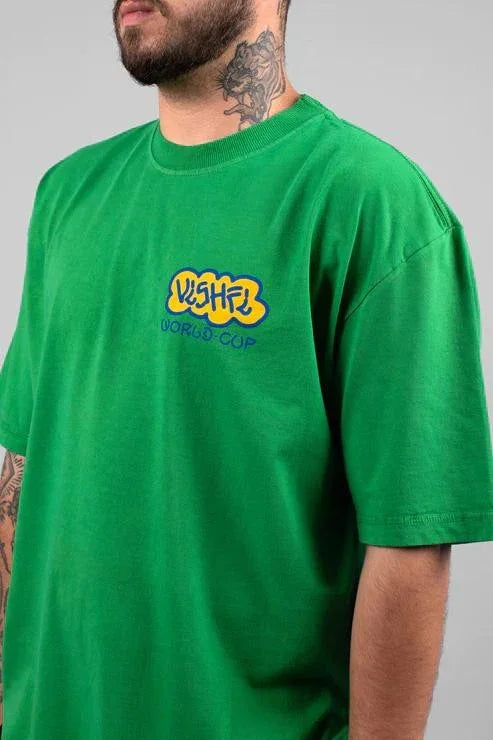 T-SHIRT RETRATOS DARK GREEN