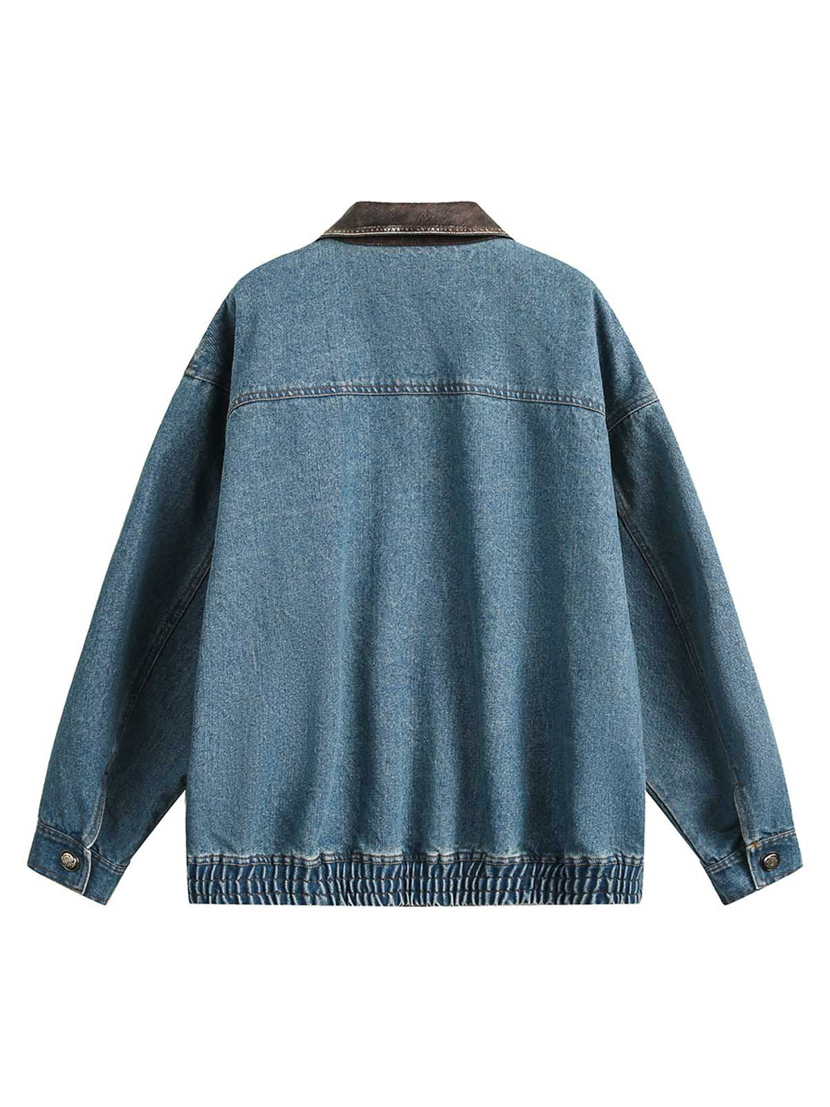 Jaqueta Heavy Washed Denim Work