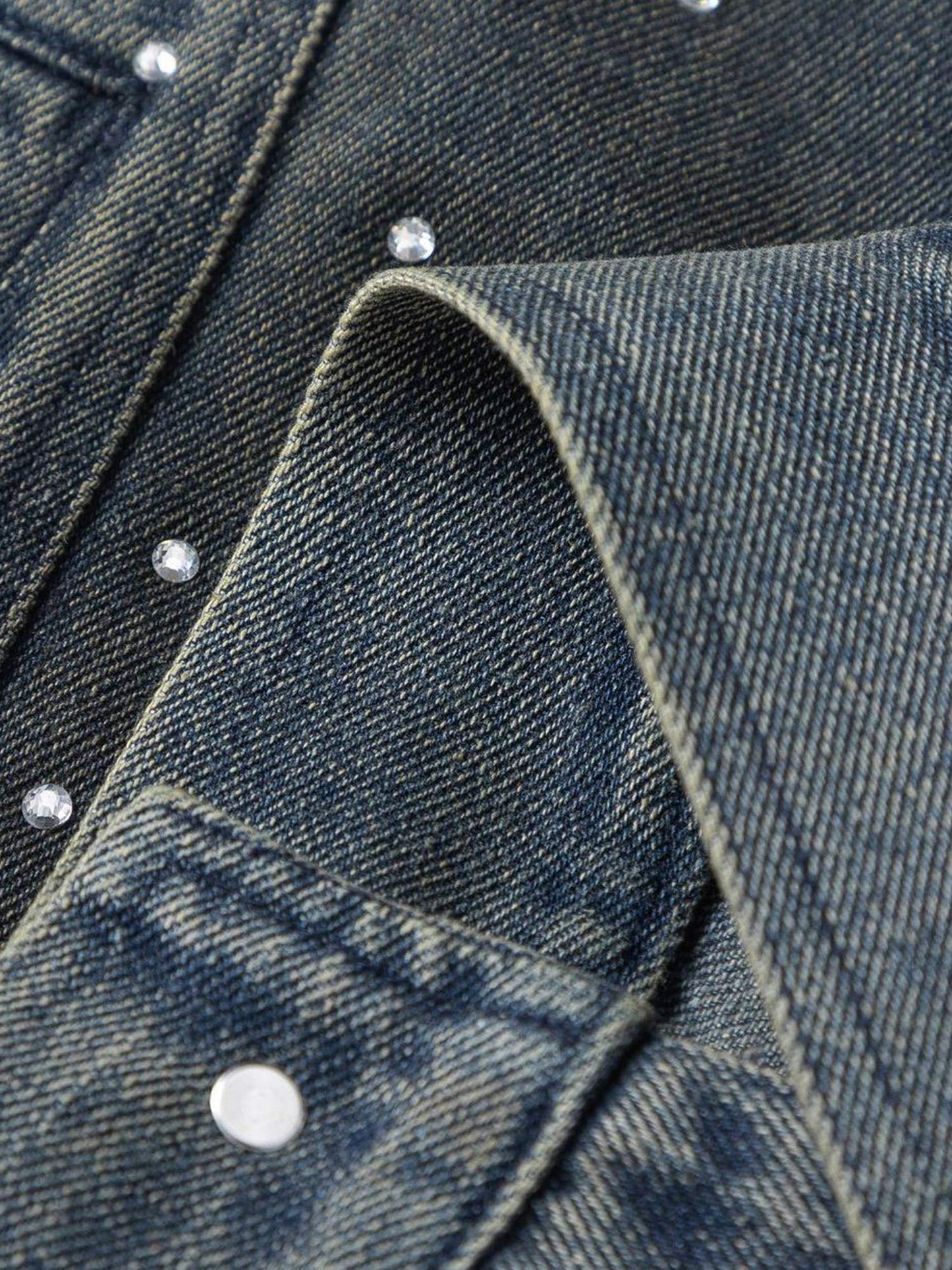JAQUETA DENIM BEAD WASHED