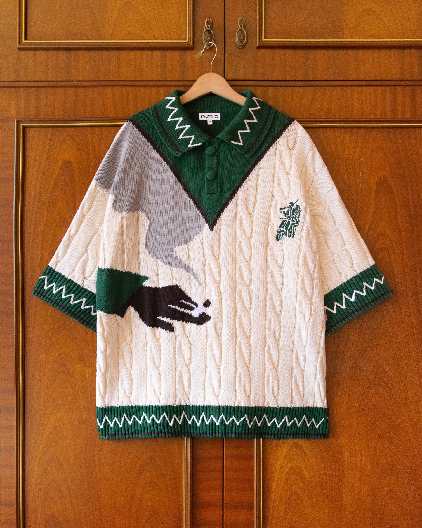 POLO CABLE KNIT DARK