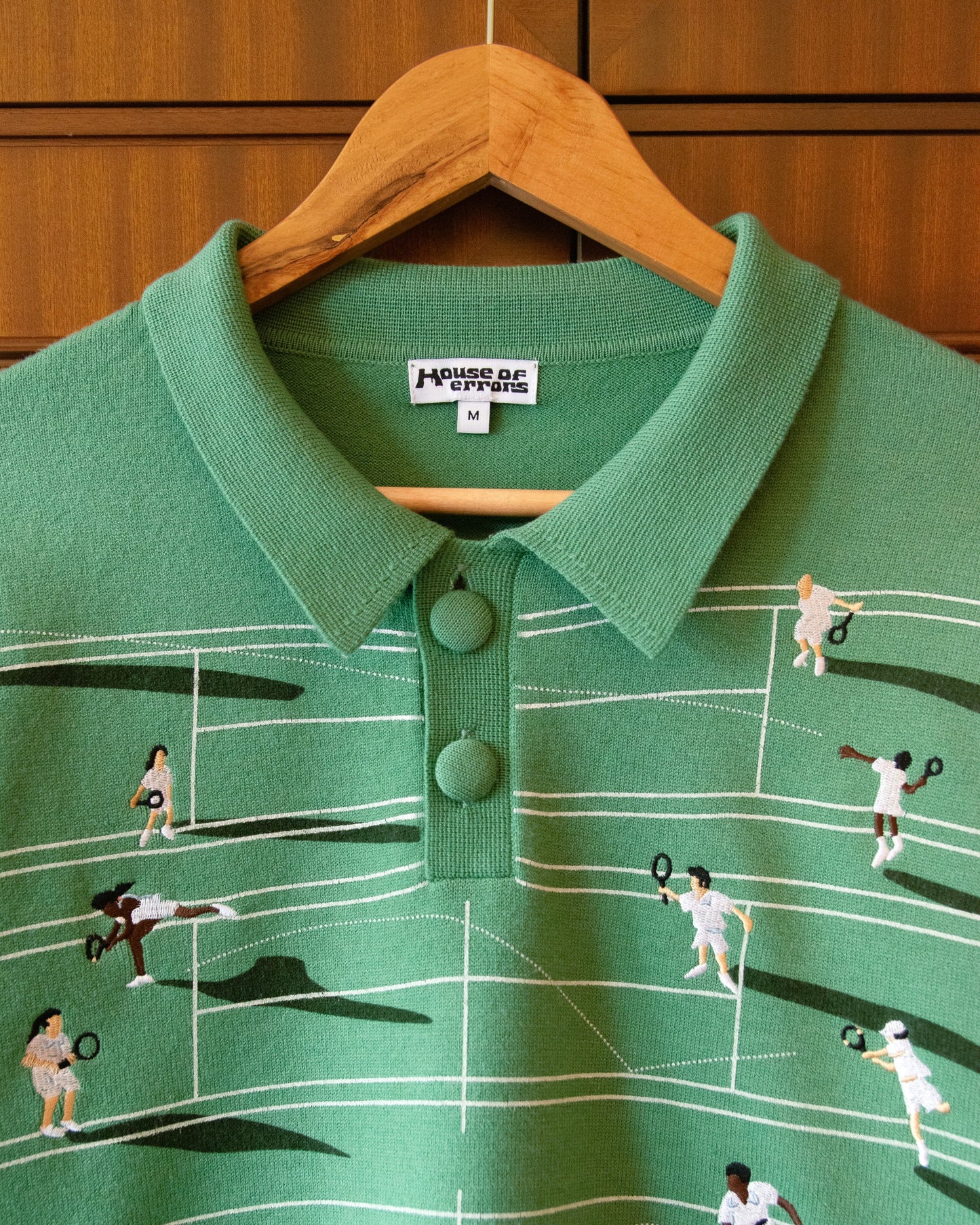SUÉTER TENNIS FINE KNIT - GRASS