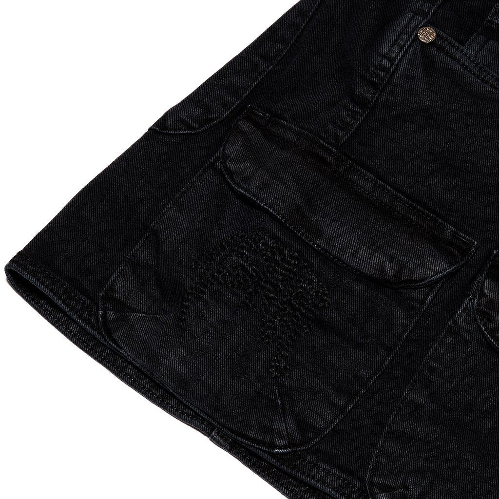 CARGO SKIRT 4SUF BLACK