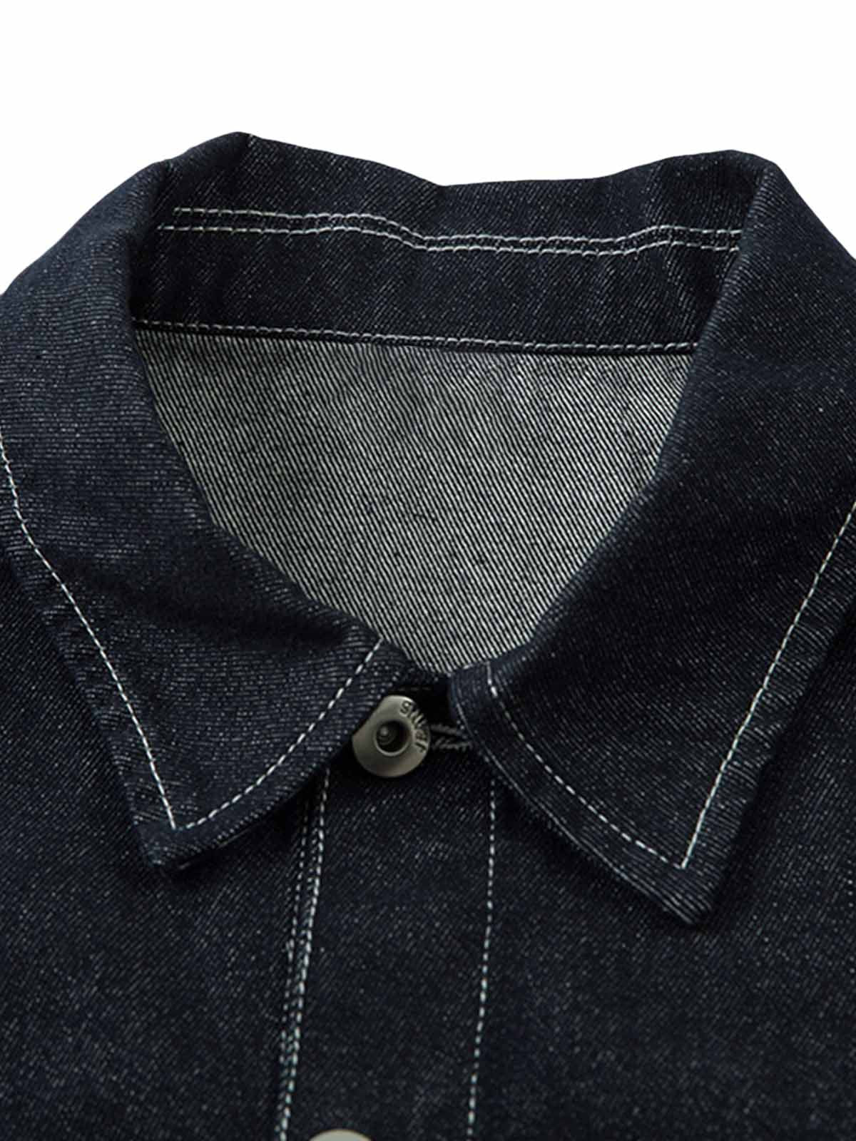 Jaqueta Retro Color Denim Jacket